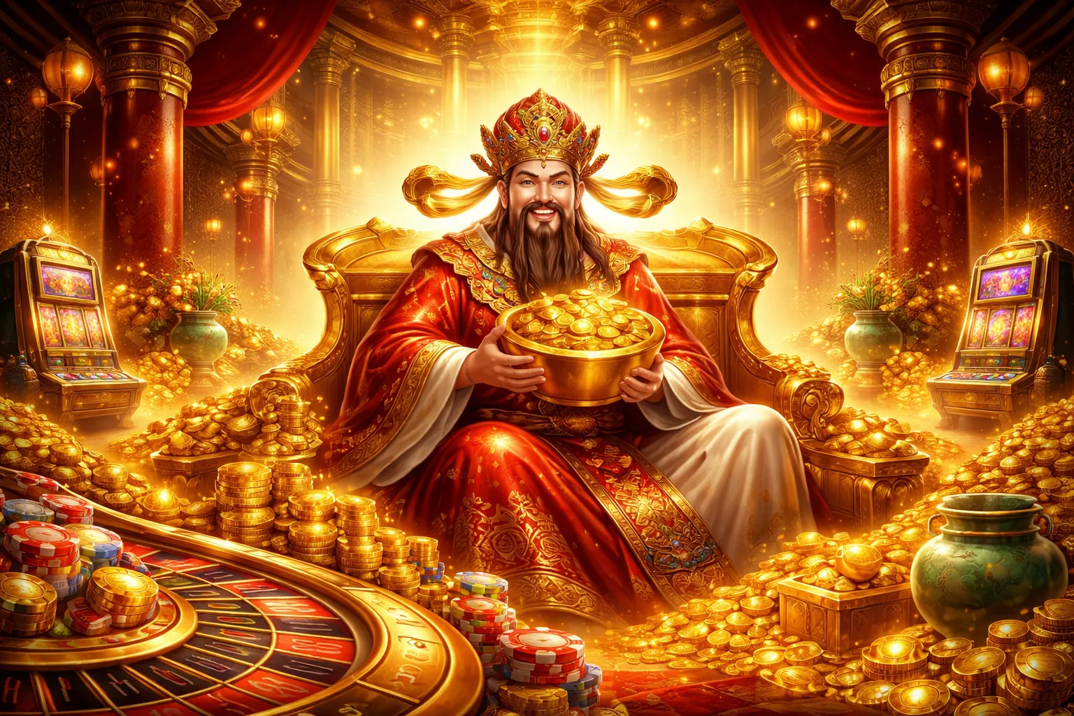 Sòng bạc trực tuyến 123b với bàn roulette sang trọng